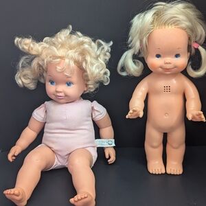 Blonde Hair Baby Doll Set
